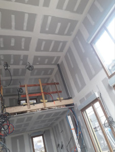 Photo de galerie - Pose de bande a joint placo 