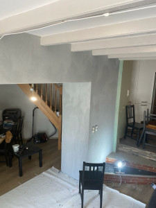 Photo de galerie - Application de béton ciré 