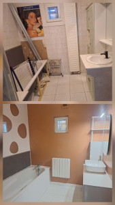 Photo de galerie - Rénovation d'une salle de bain 