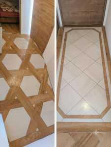 Photo de galerie - Création unique et sur mesure d'une entrée et d'un couloir