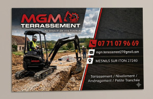 Photo de galerie - Terrassement, nivellement
 aménagement, tranché 