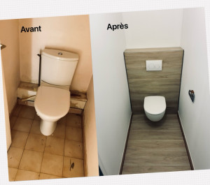 Photo de galerie - RÉNOVATION WC