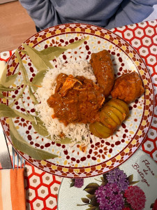 Photo de galerie - Petite découverte d’un plat d’Afrique à ma cliente 