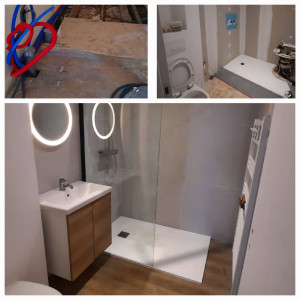 Photo de galerie - Création de d'une salle de bain 