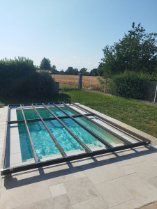Photo de galerie - Conception et réalisation d'une terrasse de piscine coulissante.
Ayant été formé aux différents types de soudure j'aime bien m'exercer sur différents projets 