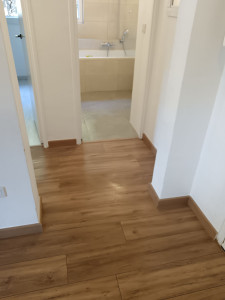 Photo de galerie - Renouvellement de sol pose du parquet flottant 