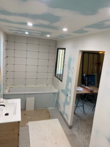 Photo de galerie - Création d'une salle de bain