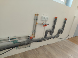 Photo de galerie - Modification pour cuisine EC/EF plus évacuation 