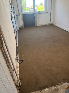 Photo de galerie - Réalisation chape sèche 