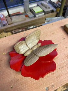 Photo de galerie - Sculpture papillon 