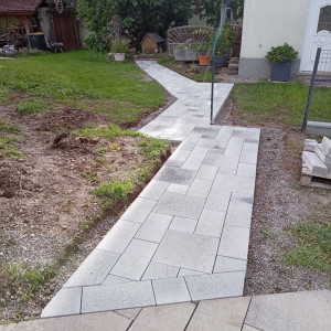 Photo de galerie - Pose de pavés et dalles 