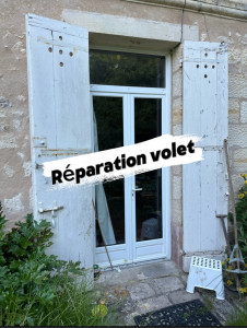 Photo de galerie - Réparation volet 