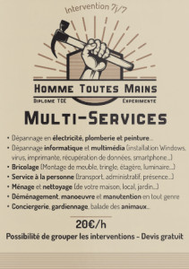 Photo de galerie - Prestations multi-services