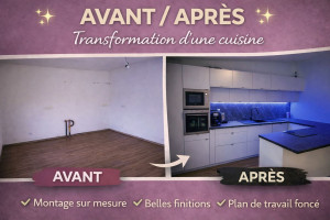 Photo de galerie - Pose de cuisine 