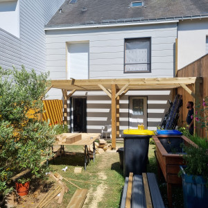 Photo de galerie - -Fabrication de terrasse sur poto.