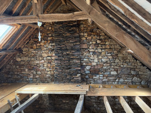 Photo de galerie - Réalisation de joints en pierre, finition sablée