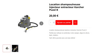 Photo de galerie - Shampouineuse