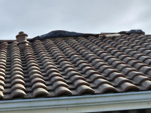 Photo de galerie - Passage tempête faitage avant 