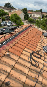 Photo de galerie - Changement de zingue, pose de closoir  , 