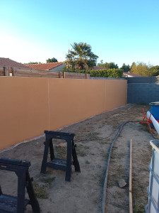 Photo de galerie - Enduit finition gratté 