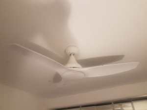 Photo de galerie - Pose de ventilateur électrique de plafond 