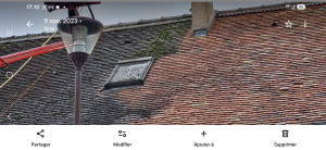 Photo de galerie - Nettoyage d’une toiture 