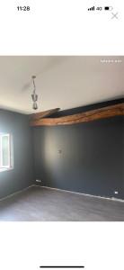 Photo de galerie - Peinture, mur de couleur finition 