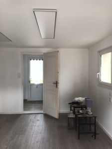 Photo de galerie - Pose de sol et mise en peinture