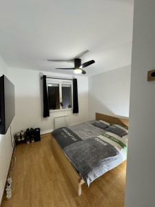 Photo de galerie - Ratissage complet mur plafond+peinture+ fixation tv murale 