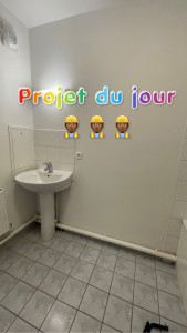 Photo de galerie - Dépose lavabo