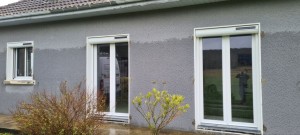 Photo de galerie - Porte fenêtre avec volet solaire 