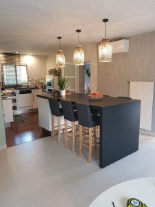 Photo de galerie - Montage meuble cuisine et luminaires 