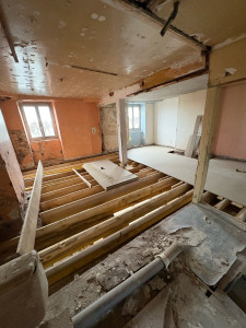 Photo de galerie - Réfection plancher 