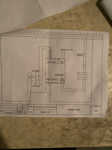 Photo de galerie - Mis à jour du schéma électrique après avoir modifié l’installation 