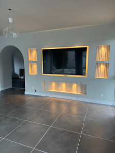 Photo de galerie - Rénovation mur TV