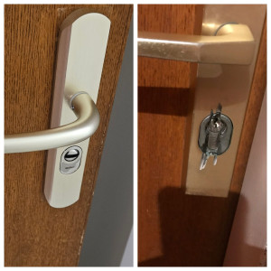 Photo de galerie - Remplacement Poignée de sécurité pour porte d'entrée