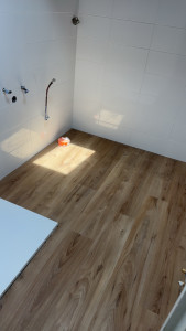 Photo de galerie - Pose de parquet pvc