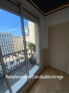 Photo de galerie - Remplacement d’un double vitrage
