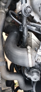 Photo de galerie - Remplacement d'une durite d'alimentation d'air du turbo qui causait une perte de puissance