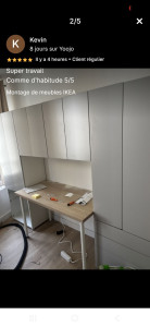 Photo de galerie - Montage meubles en kit