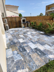 Photo de galerie - Pose carrelage 30/60 en quinconce 