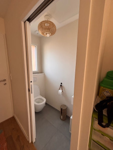 Photo de galerie - Peinture, mur, plafond, toilettes