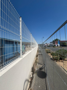 Photo de galerie - Clôture sur platine 