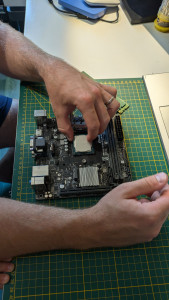 Photo de galerie - Remontage d'un pc suite a un changement de carte mère HS