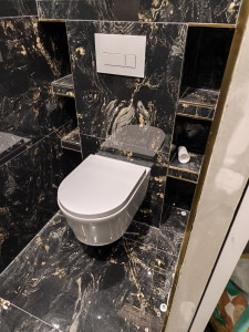 Photo de galerie - Installation d'un wc suspendu 