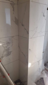 Photo de galerie - Carrelage salle de bain et cuisine 