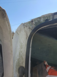 Photo de galerie - Contour de porte avant lavage