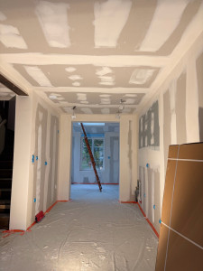 Photo de galerie - Réalisation de joint + finition sur placo 