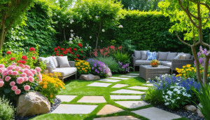 Photo de galerie - Création espace détente fleury 