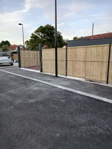Photo de galerie - Pose de portail électrique et fermeture grille 